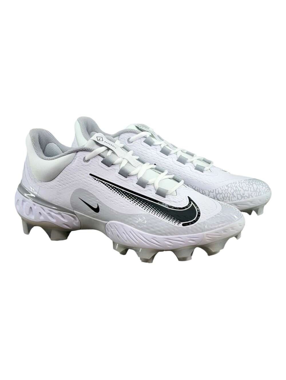 Nike Baseball Cleats Alpha Huarache Elite 4 Low MCS White FD6255-100 Size 12 NEW